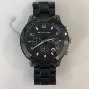 Michael Kors Men’s Black Ceramic Watch